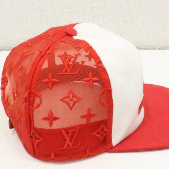 Louis Vuitton Everyday LV Embroidered Mesh Cap Size 58 Soho Exclusive - Picture 9 of 9